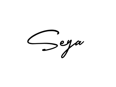 Create a beautiful signature design for name Seya. With this signature (AmerikaSignatureDemo-Regular) fonts, you can make a handwritten signature for free. Seya signature style 3 images and pictures png