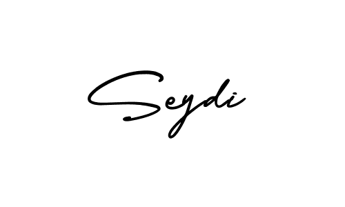 It looks lik you need a new signature style for name Seydi. Design unique handwritten (AmerikaSignatureDemo-Regular) signature with our free signature maker in just a few clicks. Seydi signature style 3 images and pictures png