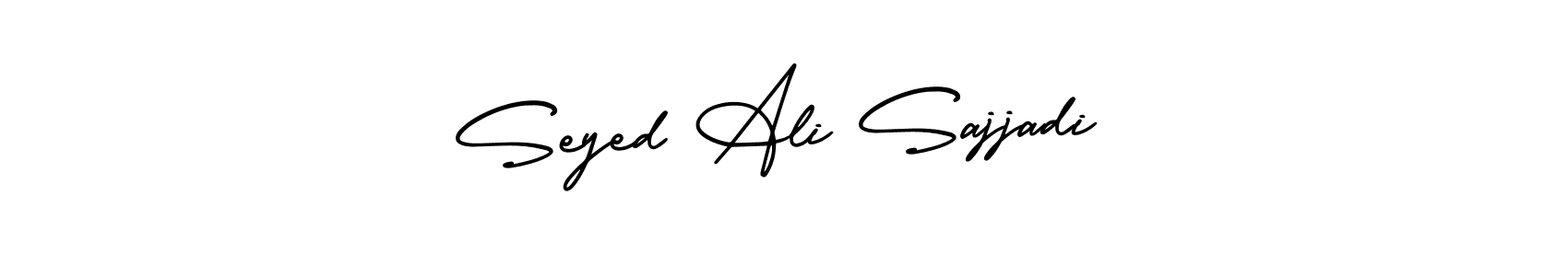 Also we have Seyed Ali Sajjadi name is the best signature style. Create professional handwritten signature collection using AmerikaSignatureDemo-Regular autograph style. Seyed Ali Sajjadi signature style 3 images and pictures png