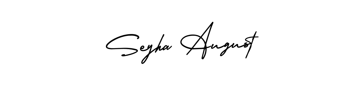 Also we have Seyha August name is the best signature style. Create professional handwritten signature collection using AmerikaSignatureDemo-Regular autograph style. Seyha August signature style 3 images and pictures png