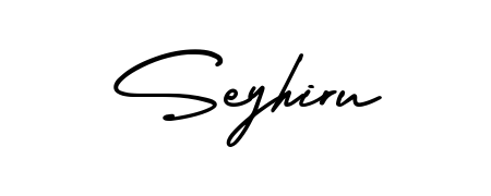 A classic penmanship look for Seyhiru. The AmerikaSignatureDemo-Regular font brings timeless elegance and confidence to every signed document. Seyhiru signature style 3 images and pictures png