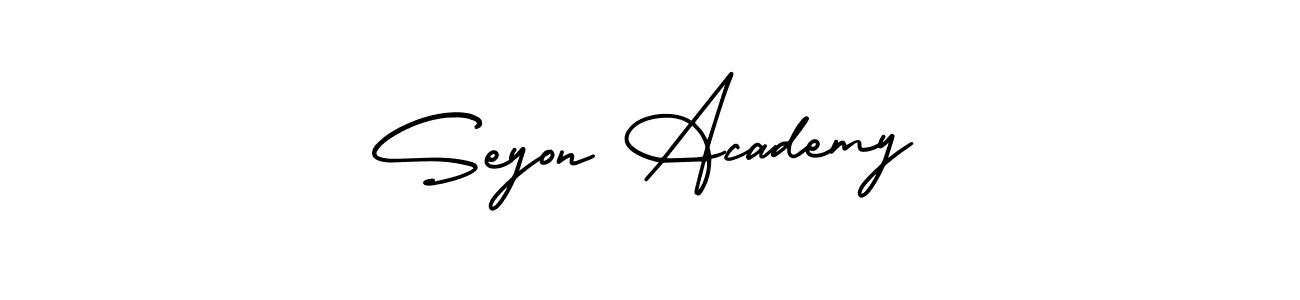 Similarly AmerikaSignatureDemo-Regular is the best handwritten signature design. Signature creator online .You can use it as an online autograph creator for name Seyon Academy. Seyon Academy signature style 3 images and pictures png