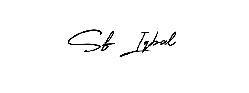 It looks lik you need a new signature style for name Sf Iqbal. Design unique handwritten (AmerikaSignatureDemo-Regular) signature with our free signature maker in just a few clicks. Sf Iqbal signature style 3 images and pictures png