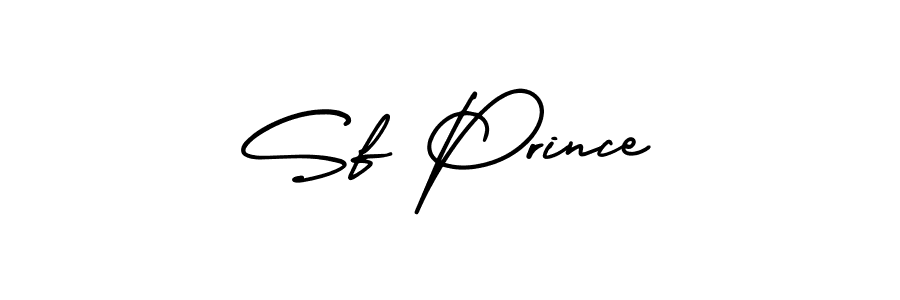 How to make Sf Prince signature? AmerikaSignatureDemo-Regular is a professional autograph style. Create handwritten signature for Sf Prince name. Sf Prince signature style 3 images and pictures png
