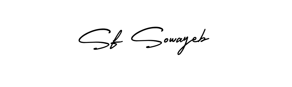 Also You can easily find your signature by using the search form. We will create Sf Sowayeb name handwritten signature images for you free of cost using AmerikaSignatureDemo-Regular sign style. Sf Sowayeb signature style 3 images and pictures png