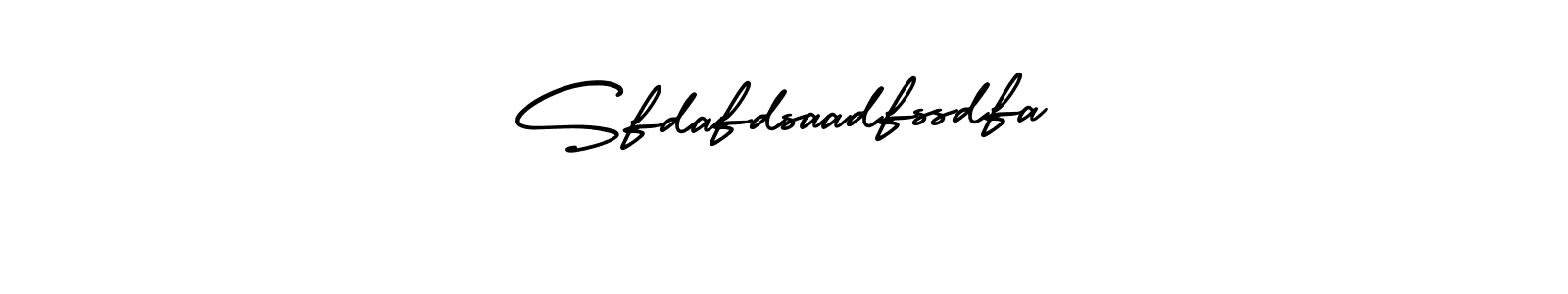How to make Sfdafdsaadfssdfa name signature. Use AmerikaSignatureDemo-Regular style for creating short signs online. This is the latest handwritten sign. Sfdafdsaadfssdfa signature style 3 images and pictures png