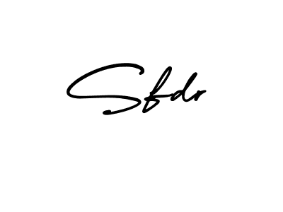 Create a beautiful signature design for name Sfdr. With this signature (AmerikaSignatureDemo-Regular) fonts, you can make a handwritten signature for free. Sfdr signature style 3 images and pictures png