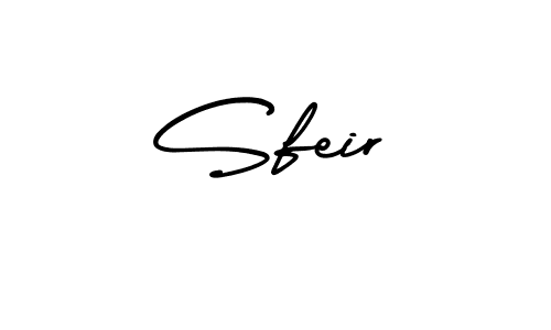 How to make Sfeir name signature. Use AmerikaSignatureDemo-Regular style for creating short signs online. This is the latest handwritten sign. Sfeir signature style 3 images and pictures png