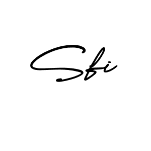 Use a signature maker to create a handwritten signature online. With this signature software, you can design (AmerikaSignatureDemo-Regular) your own signature for name Sfi. Sfi signature style 3 images and pictures png