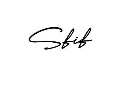 Design your own signature with our free online signature maker. With this signature software, you can create a handwritten (AmerikaSignatureDemo-Regular) signature for name Sfif. Sfif signature style 3 images and pictures png