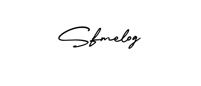 You should practise on your own different ways (AmerikaSignatureDemo-Regular) to write your name (Sfmelog) in signature. don't let someone else do it for you. Sfmelog signature style 3 images and pictures png