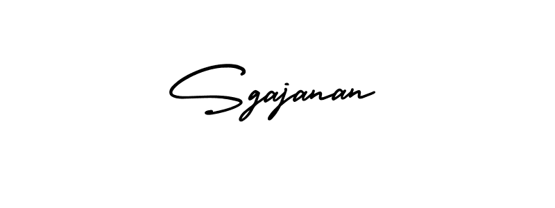 Make a beautiful signature design for name Sgajanan. With this signature (AmerikaSignatureDemo-Regular) style, you can create a handwritten signature for free. Sgajanan signature style 3 images and pictures png