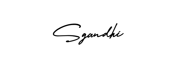 How to make Sgandhi signature? AmerikaSignatureDemo-Regular is a professional autograph style. Create handwritten signature for Sgandhi name. Sgandhi signature style 3 images and pictures png