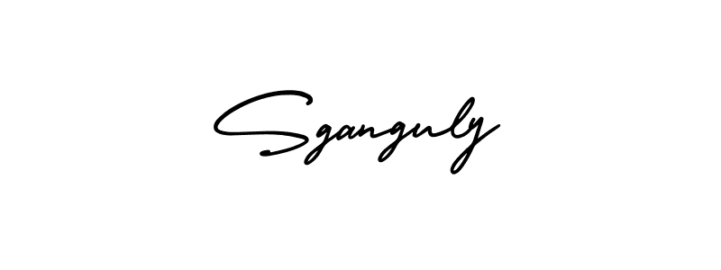 Sganguly stylish signature style. Best Handwritten Sign (AmerikaSignatureDemo-Regular) for my name. Handwritten Signature Collection Ideas for my name Sganguly. Sganguly signature style 3 images and pictures png