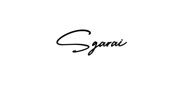 How to make Sgarai name signature. Use AmerikaSignatureDemo-Regular style for creating short signs online. This is the latest handwritten sign. Sgarai signature style 3 images and pictures png