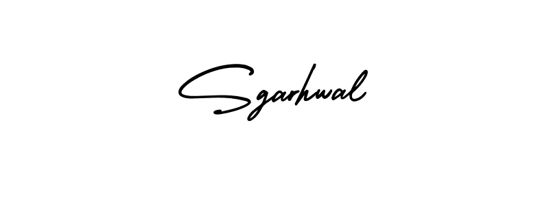 How to make Sgarhwal name signature. Use AmerikaSignatureDemo-Regular style for creating short signs online. This is the latest handwritten sign. Sgarhwal signature style 3 images and pictures png