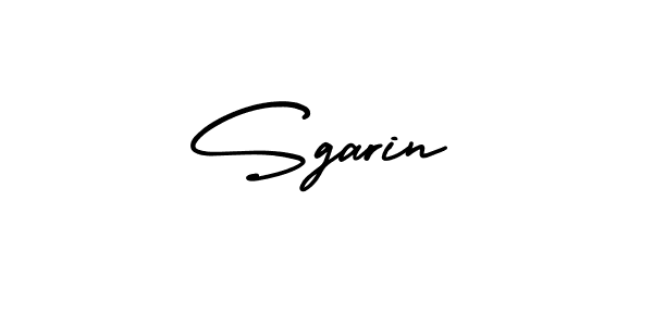 The best way (AmerikaSignatureDemo-Regular) to make a short signature is to pick only two or three words in your name. The name Sgarin include a total of six letters. For converting this name. Sgarin signature style 3 images and pictures png