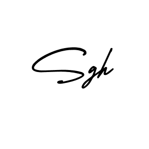 Design your own signature with our free online signature maker. With this signature software, you can create a handwritten (AmerikaSignatureDemo-Regular) signature for name Sgh. Sgh signature style 3 images and pictures png