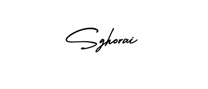 Sghorai stylish signature style. Best Handwritten Sign (AmerikaSignatureDemo-Regular) for my name. Handwritten Signature Collection Ideas for my name Sghorai. Sghorai signature style 3 images and pictures png
