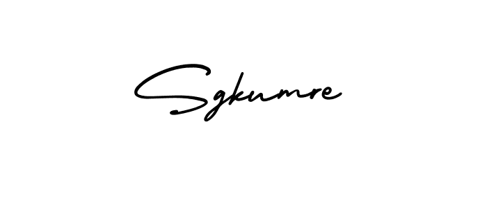 It looks lik you need a new signature style for name Sgkumre. Design unique handwritten (AmerikaSignatureDemo-Regular) signature with our free signature maker in just a few clicks. Sgkumre signature style 3 images and pictures png