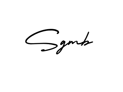 Create a beautiful signature design for name Sgmb. With this signature (AmerikaSignatureDemo-Regular) fonts, you can make a handwritten signature for free. Sgmb signature style 3 images and pictures png