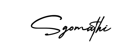 Stand out with a creative autograph for Sgomathi. The AmerikaSignatureDemo-Regular styling blends modern aesthetics with classic signature flourishes. Sgomathi signature style 3 images and pictures png