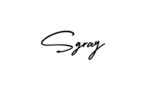 Create a beautiful signature design for name Sgray. With this signature (AmerikaSignatureDemo-Regular) fonts, you can make a handwritten signature for free. Sgray signature style 3 images and pictures png