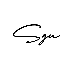 Use a signature maker to create a handwritten signature online. With this signature software, you can design (AmerikaSignatureDemo-Regular) your own signature for name Sgu. Sgu signature style 3 images and pictures png