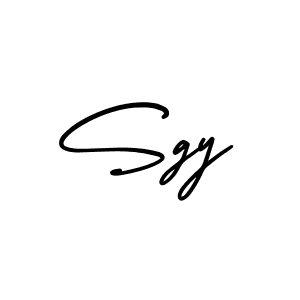 It looks lik you need a new signature style for name Sgy. Design unique handwritten (AmerikaSignatureDemo-Regular) signature with our free signature maker in just a few clicks. Sgy signature style 3 images and pictures png