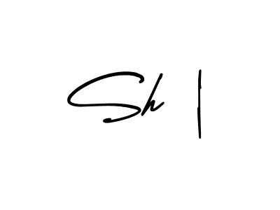 You should practise on your own different ways (AmerikaSignatureDemo-Regular) to write your name (Sh |) in signature. don't let someone else do it for you. Sh | signature style 3 images and pictures png