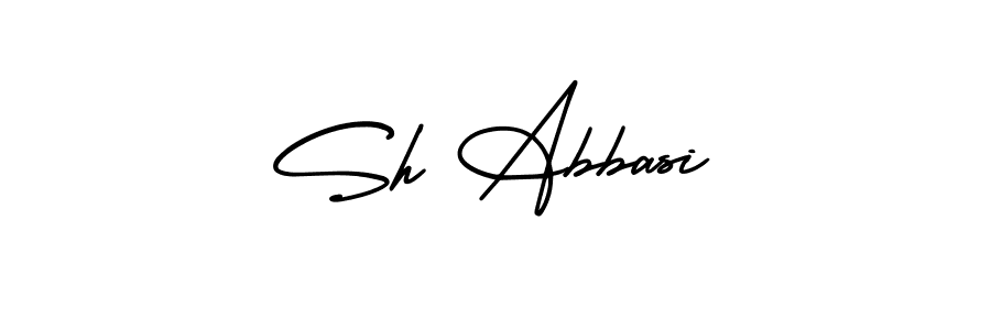 Check out images of Autograph of Sh Abbasi name. Actor Sh Abbasi Signature Style. AmerikaSignatureDemo-Regular is a professional sign style online. Sh Abbasi signature style 3 images and pictures png