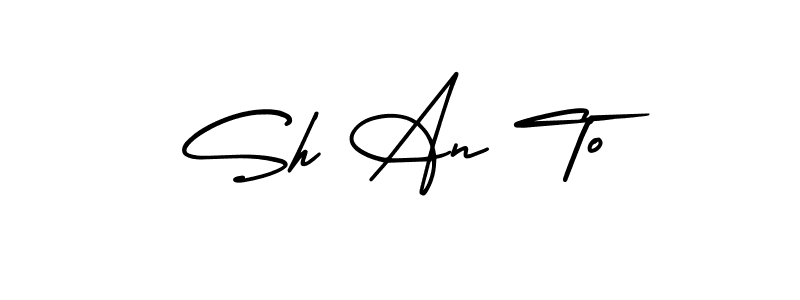 Make a short Sh An To signature style. Manage your documents anywhere anytime using AmerikaSignatureDemo-Regular. Create and add eSignatures, submit forms, share and send files easily. Sh An To signature style 3 images and pictures png