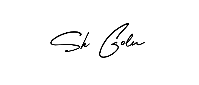 AmerikaSignatureDemo-Regular is a professional signature style that is perfect for those who want to add a touch of class to their signature. It is also a great choice for those who want to make their signature more unique. Get Sh Golu name to fancy signature for free. Sh Golu signature style 3 images and pictures png