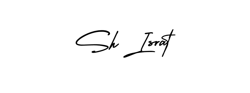It looks lik you need a new signature style for name Sh Israt. Design unique handwritten (AmerikaSignatureDemo-Regular) signature with our free signature maker in just a few clicks. Sh Israt signature style 3 images and pictures png