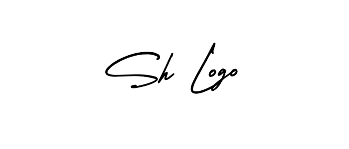 You should practise on your own different ways (AmerikaSignatureDemo-Regular) to write your name (Sh Logo) in signature. don't let someone else do it for you. Sh Logo signature style 3 images and pictures png