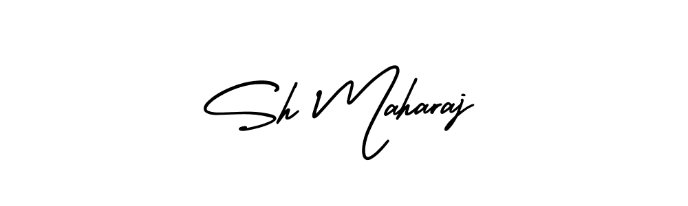 Also we have Sh Maharaj name is the best signature style. Create professional handwritten signature collection using AmerikaSignatureDemo-Regular autograph style. Sh Maharaj signature style 3 images and pictures png