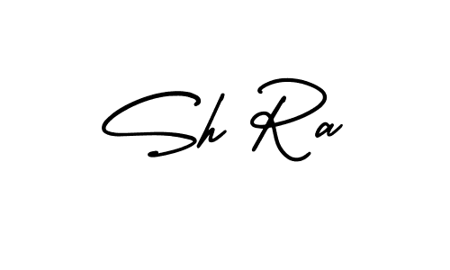 Make a beautiful signature design for name Sh Ra. With this signature (AmerikaSignatureDemo-Regular) style, you can create a handwritten signature for free. Sh Ra signature style 3 images and pictures png