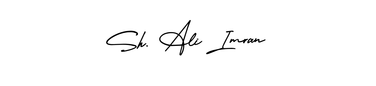 Use a signature maker to create a handwritten signature online. With this signature software, you can design (AmerikaSignatureDemo-Regular) your own signature for name Sh. Ali Imran. Sh. Ali Imran signature style 3 images and pictures png