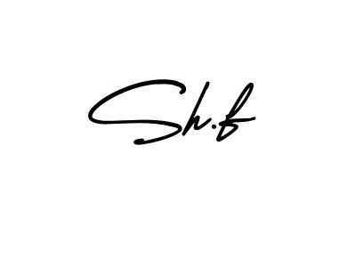 Also we have Sh.f name is the best signature style. Create professional handwritten signature collection using AmerikaSignatureDemo-Regular autograph style. Sh.f signature style 3 images and pictures png