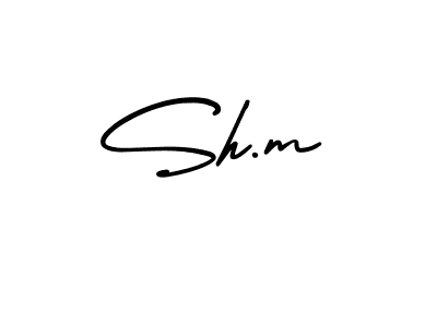 Once you've used our free online signature maker to create your best signature AmerikaSignatureDemo-Regular style, it's time to enjoy all of the benefits that Sh.m name signing documents. Sh.m signature style 3 images and pictures png