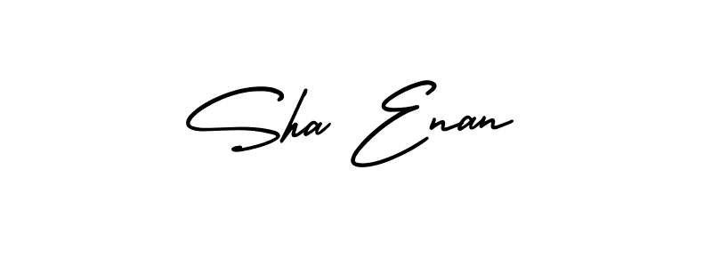 You should practise on your own different ways (AmerikaSignatureDemo-Regular) to write your name (Sha Enan) in signature. don't let someone else do it for you. Sha Enan signature style 3 images and pictures png