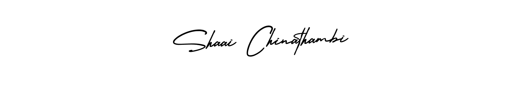 Make a beautiful signature design for name Shaai Chinathambi. With this signature (AmerikaSignatureDemo-Regular) style, you can create a handwritten signature for free. Shaai Chinathambi signature style 3 images and pictures png