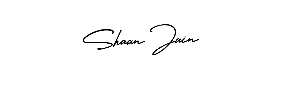 Shaan Jain stylish signature style. Best Handwritten Sign (AmerikaSignatureDemo-Regular) for my name. Handwritten Signature Collection Ideas for my name Shaan Jain. Shaan Jain signature style 3 images and pictures png