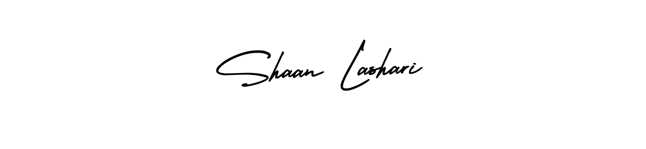 Create a beautiful signature design for name Shaan Lashari. With this signature (AmerikaSignatureDemo-Regular) fonts, you can make a handwritten signature for free. Shaan Lashari signature style 3 images and pictures png