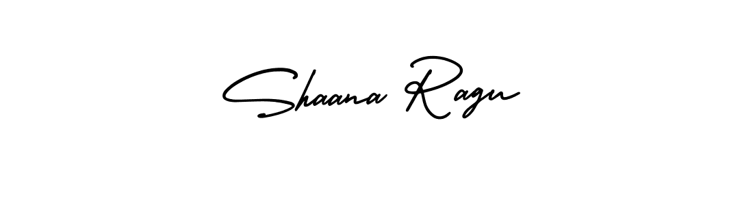 Shaana Ragu stylish signature style. Best Handwritten Sign (AmerikaSignatureDemo-Regular) for my name. Handwritten Signature Collection Ideas for my name Shaana Ragu. Shaana Ragu signature style 3 images and pictures png