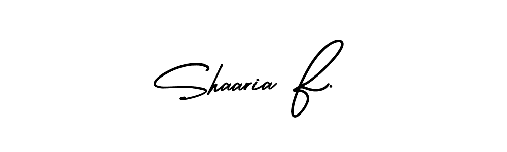 Similarly AmerikaSignatureDemo-Regular is the best handwritten signature design. Signature creator online .You can use it as an online autograph creator for name Shaaria F.. Shaaria F. signature style 3 images and pictures png