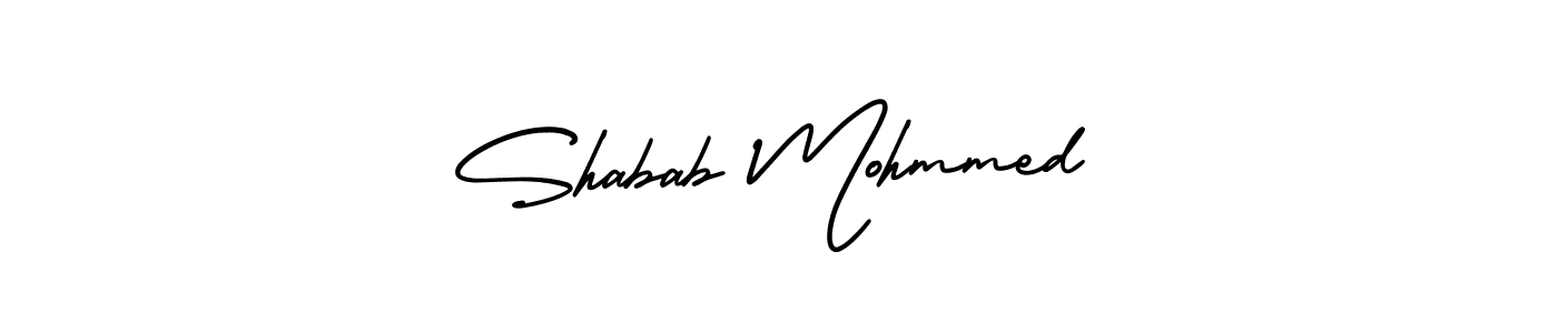 You can use this online signature creator to create a handwritten signature for the name Shabab Mohmmed. This is the best online autograph maker. Shabab Mohmmed signature style 3 images and pictures png