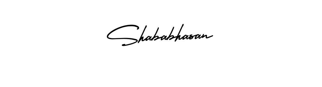 It looks lik you need a new signature style for name Shababhasan. Design unique handwritten (AmerikaSignatureDemo-Regular) signature with our free signature maker in just a few clicks. Shababhasan signature style 3 images and pictures png