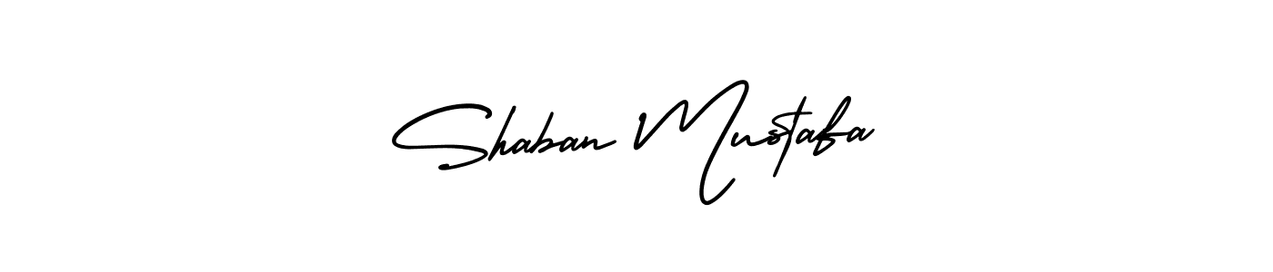 This is the best signature style for the Shaban Mustafa name. Also you like these signature font (AmerikaSignatureDemo-Regular). Mix name signature. Shaban Mustafa signature style 3 images and pictures png