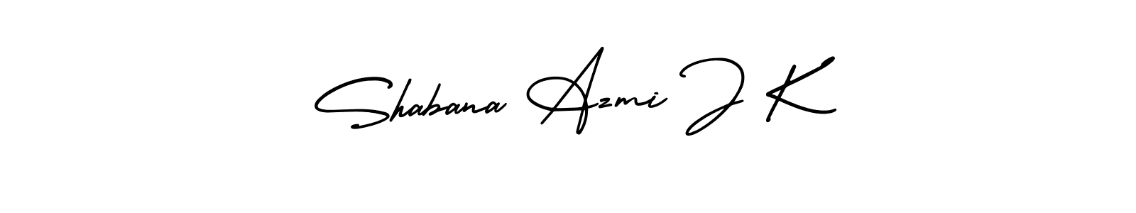 It looks lik you need a new signature style for name Shabana Azmi J K. Design unique handwritten (AmerikaSignatureDemo-Regular) signature with our free signature maker in just a few clicks. Shabana Azmi J K signature style 3 images and pictures png